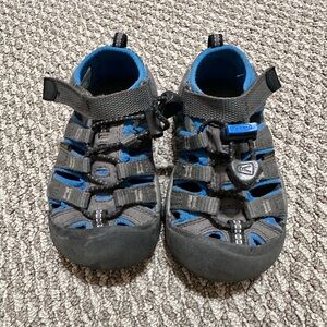 Keen Kids Gray and Blue Sandals